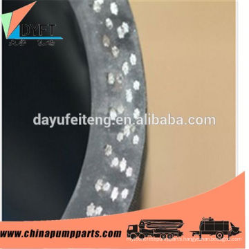 china 5 inch 3m concrete pump rubber hose for pouring concrete trucks parts